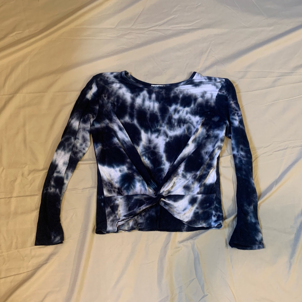 Tie-Dye Semi-Cropped Top